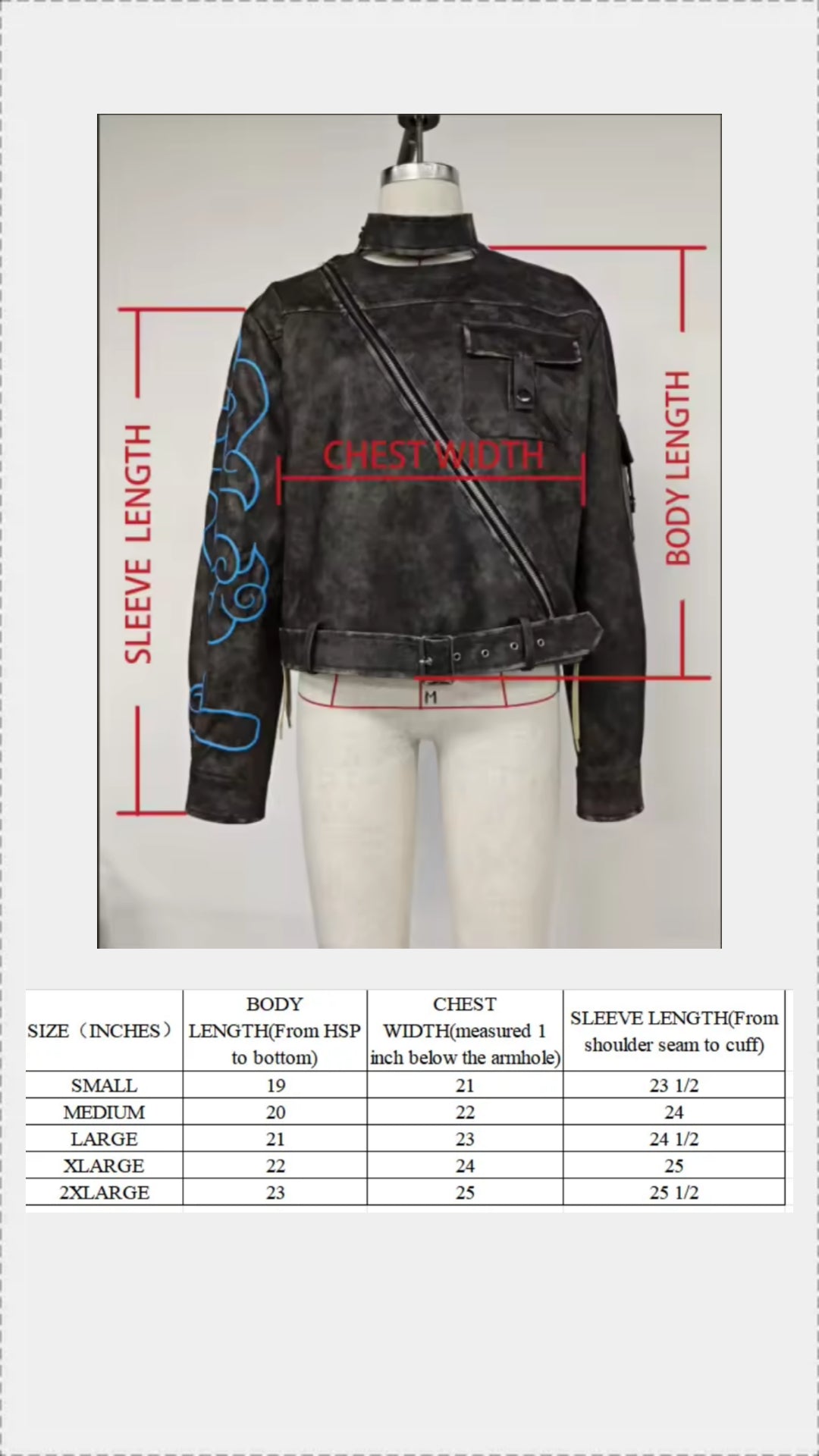 THE 'CHAOS BOMB' Leather Jacket